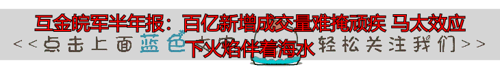 互金皖军半年报：百亿新增成交量难掩顽疾  马太效应下火焰伴着海水-丽金财经